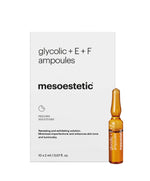 Mesoestetic Glycolic + E + F Ampoules - Flawless Aesthetics Sydney